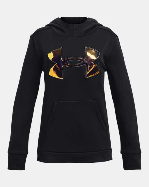 #92 | 2 Colors|Girls' Armour Fleece® Iridescent Big Logo Hoodie