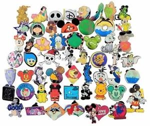 [22829 sold]Disney Pins Trading 50 Assorted Vacation Pin Lot - New - No Duplicates Tradable