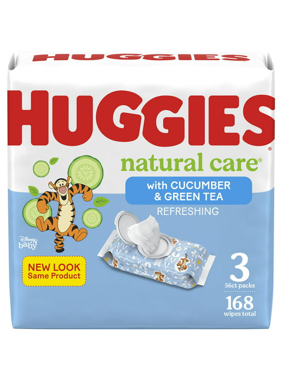 #64 | Huggies Natural Care Refreshing Baby Wipes, Cucumber Scent (Choose Your Count)