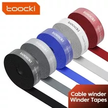 [17594 sold]:Toocki 5M Cable Organizer Wire Winder ties Earphone Mouse Cord Management USB Charger Cable Protector For iPhone Samsung Xiaomi