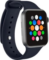 #46 | Modal™ - Silicone Band for Apple Watch 42, 44, 45mm (Series 1-8) and Apple Watch Ultra 49mm - Midnight Navy