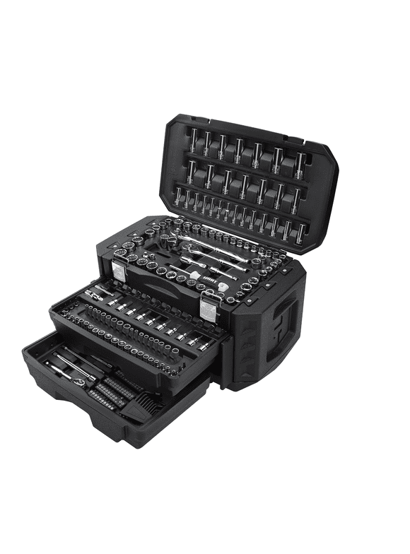 #45 | HART 215-Piece Mechanics Tool Set, Multiple Drive, Chrome Finish