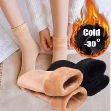 [16232 sold]:Men Women Socks Winter Warm Snow Socks Thickened Socks Add Velvet Solid Lolita Dew Ankle Bare Leg Happy Fun Harajuku Kawai Sox