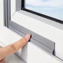 [5574 sold]:Self-Adhesive Window Sealing Strip Weather Soundproofing Sound Insulation Anti Air Leak Door Bottom Crack Gap Sticking Tape