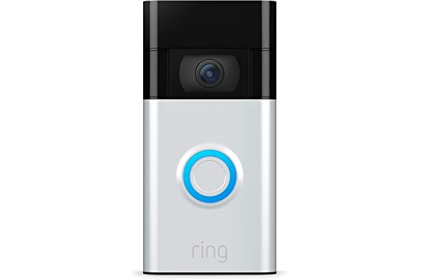 #14 | Ring Video Doorbell - 1080p HD video, improved motion detection, easy installation – Satin Nickel