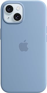 Apple iPhone 15 Silicone Case with MagSafe - Winter Blue