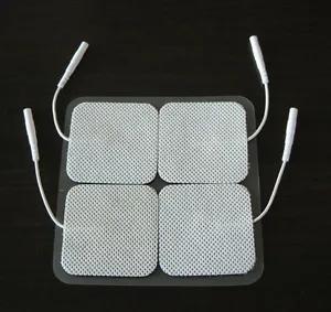 [19406 sold]20 Electrode Pads EMS for Tens Massager 7000, 3000- Units 2x2 Inch White Cloth