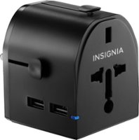 #32 | Insignia™ - All-in-One Travel Adapter - Black