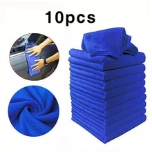 [7395 sold]:15 PCS/10 PCS/5 PCS Microfiber Car Cleaning Towel Automobile Motorcycle Washing Glass Household Cleaning Small Towel