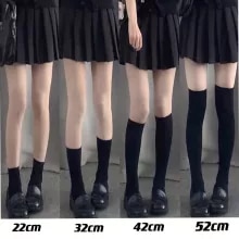 [6763 sold]:Lolita Sexy Women Stockings Cute Black White Long Socks Over Knee Thigh High Socks Women Compression Socks