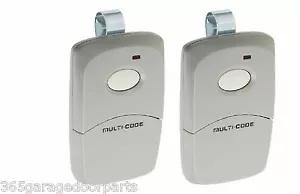 [13326 sold]2-Pack Multi-Code 3089 MultiCode 308911 Linear MCS308911 Garage Gate Remote 300m