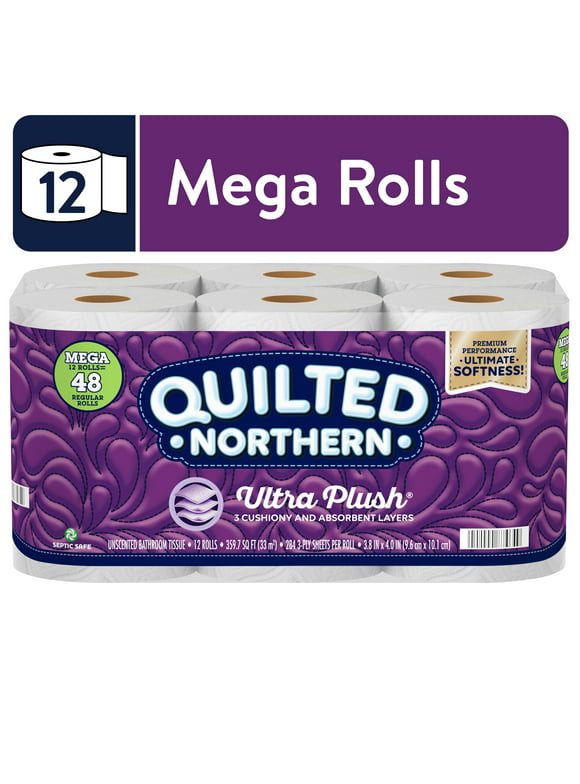 #82 | Quilted Northern Ultra Plush Toilet Paper, 12 Mega Rolls