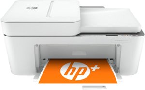 #29 | HP - DeskJet 4155e Wireless All-In-One Inkjet Printer with 6 months of Instant Ink Included with HP+ - White