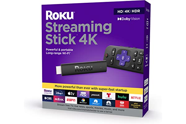 #31 | Roku Streaming Stick 4K | Streaming Device 4K/HDR/Dolby Vision with Roku Voice Remote and TV Controls