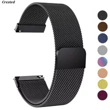 [13095 sold]:Milanese Loop Strap For Samsung Galaxy watch 5/4 44mm 40mm/5 pro/4 Classic/Active 2 20mm/22mm Bracelet Huawei gt 2/3 pro band