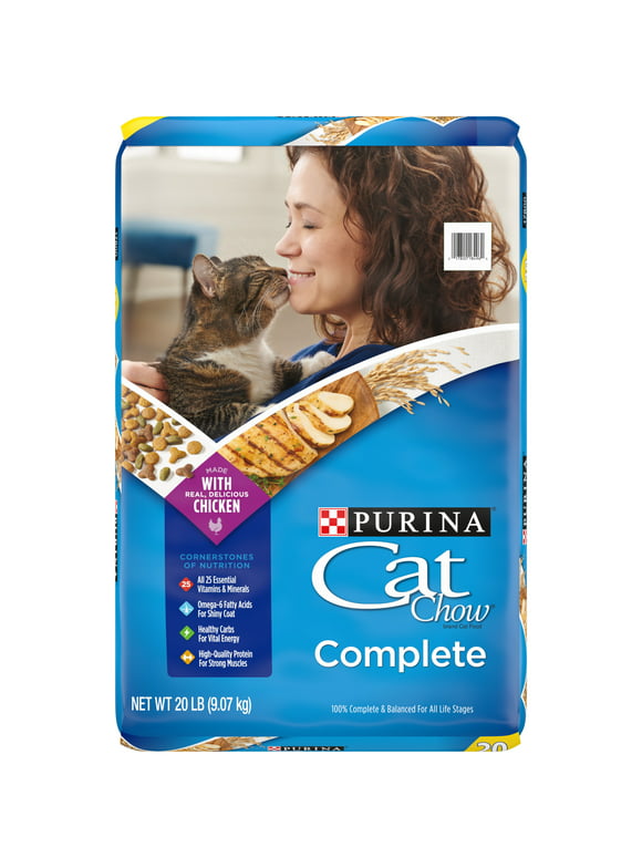 #42 | Purina Cat Chow Complete High Protein Cat Food, Chicken Recipe, 20 lb. Bag