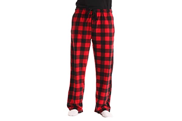 #91 | #followMe Microfleece Men’s Buffalo Plaid Pajama Pants with Pockets