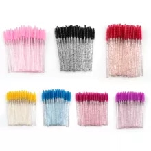 [12176 sold]:YSDO 5/50 Pcs Eyelash Brushes Makeup Brushes Disposable Mascara Wands Applicator Spoolers Eye Lashes Cosmetic Brush Makeup Tools