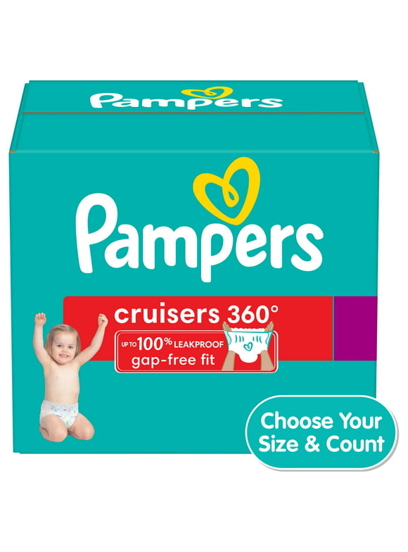 #34 | Pampers Cruisers 360 Fit Diapers (Choose Your Size & Count)