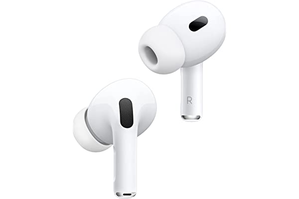 #12 | Apple AirPods Pro (2nd Generation) Wireless Earbuds, Up to 2X More Active Noise Cancelling, Adaptive Transparency, Personalized Spatial Audio, MagSafe Charging Case, Bluetooth Headphon