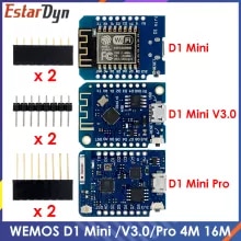 [5153 sold]:D1 Mini ESP8266 ESP-12 ESP-12F CH340G V2 USB WeMos D1 Mini WIFI Development Board D1 Mini NodeMCU Lua IOT Board 3.3V With Pins