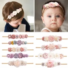 [8689 sold]:Baby Girl Headband Cute Baby Elastic Hair Band Newborn Head Flower Toddler Headband Headwear Kids Accessories