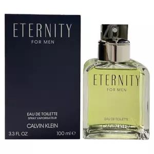 [36475 sold]ETERNITY by CALVIN KLEIN cologne for men EDT 3.3 / 3.4 oz New in Box