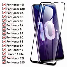 [7074 sold]:15D Tempered Glass For Huawei honor 10i 9i 20i 20S X10 Protective Glass Honor 10 Lite 8A 8X 8S 8C 9A 9X 9C 9S Screen Safety Film