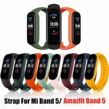 [5004 sold]:Watch Strap For Xiaomi Mi Band 6 5 4 3 Wristband Silicone Bracelet Wrist Straps MiBand 3/4 band5 band6 7 Smartwatch Accessories