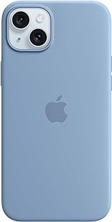 Apple iPhone 15 Plus Silicone Case with MagSafe - Winter Blue