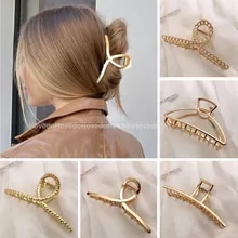 [13880 sold]:Fashion Gold Silver Hollow Geometric Hair Clips Metal Hair Claw Cross Hairclip Headband Hairpin Hair Crab Women Hair Accessories