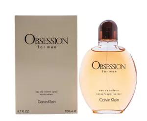 [16504 sold]Obsession by Calvin Klein 6.7 / 6.8 oz EDT Cologne for Men New In Box