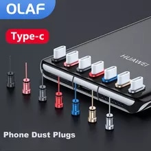 [13446 sold]:Type C Plug Dust Plug 3.5mm Earphone Jack Sim Card USB Type-C Anti Dust Plug For Samsung S10 S9 S8 Note 8 9 Huawei P10 P20 P30