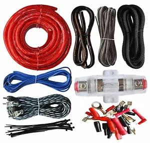 [20187 sold]SoundBox ECK4, 4 Gauge CCA Complete Amplifier Install Wiring Amp Kit - 2300W