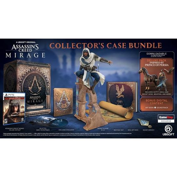 Assassins Creed Mirage Collectors Case Bundle Gamestop Exclusive:[PS]