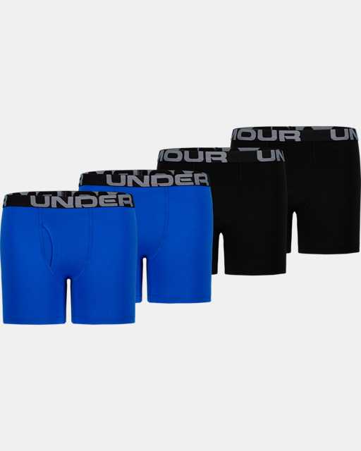 #63 | 3 Colors|Boys' UA Cotton Boxerjock® 4-Pack