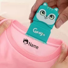 [46420 sold]:Customized Name Stamp Paints Personal Student Child Baby Engraved Waterproof Non-fading Kindergarten Cartoon Clothing Name Seal