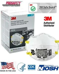 [23939 sold]3M 8210 N95 Particulate Respirator, 1- Box 20 Face Masks EXP 06/27 Valid Codes