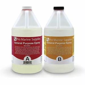 [10858 sold]Crystal Clear Epoxy Resin General Purpose Bar Table Top Coating - 1 Gallon Kit