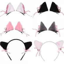 [5529 sold]:New Lovely Cat Ear Hair Wear Girls Anime Cosplay Costume Plush Hairband Night Party Club Bar Decorate Headbands Hair Accessories