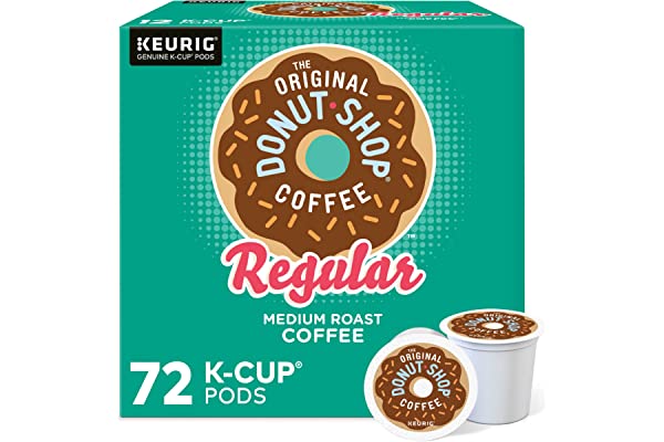 #81 | The Original Donut Shop Keurig Single-Serve K-Cup Pods, Regular Medium Roast Coffee, 72 Count