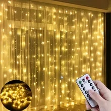 [11369 sold]:3M LED Curtain Garland on The Window USB Power Fairy Lights Festoon with Remote New Year Garland Led Lights Christmas Decoration