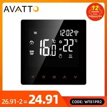 [7061 sold]:AVATTO Tuya WiFi Smart Thermostat, Electric Floor Heating Water/Gas Boiler Temperature Remote Controller for Google Home, Alexa