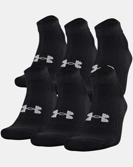 #86 | 2 Colors|Unisex UA Training Cotton Low Cut 6-Pack Socks