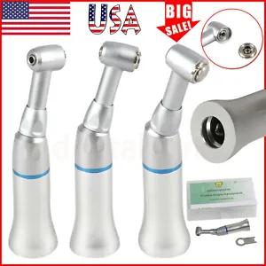 [11100 sold]NSK Style Dental Slow Low Speed Push Button Contra Angle Handpiece E-type Attach