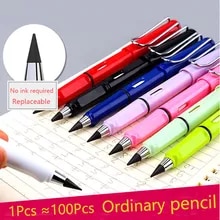 [23716 sold]:New Technology Unlimited Writing Pencil No Ink Novelty Pen Art Sketch Painting Tools Kid Gift School Supplies Stationery