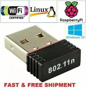 [10764 sold]NEW 2020 Mini USB WiFi WLAN Wireless Network Adapter 802.11 Dongle RTL8188 PC SM