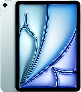 Apple iPad Air 11-inch (M2): Liquid Retina Display, 128GB, Landscape 12MP Front Camera/12MP Back Camera, Wi-Fi 6E, Touch ID, All-Day Battery Life — Blue