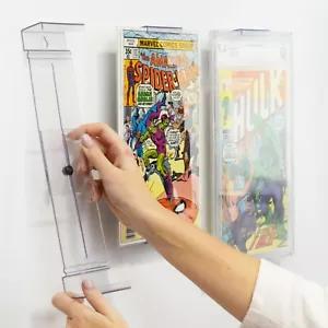 [13676 sold]ComicMount™ Invisible Comic Book Display Shelf Stand and Wall Mount