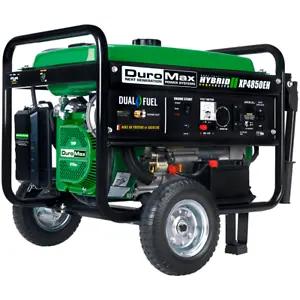 [29578 sold]DuroMax XP4850EH 4,850 Watt Portable Dual Fuel Gas Propane Powered Generator